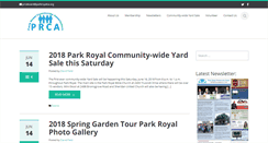 Desktop Screenshot of parkroyalca.org