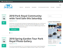 Tablet Screenshot of parkroyalca.org